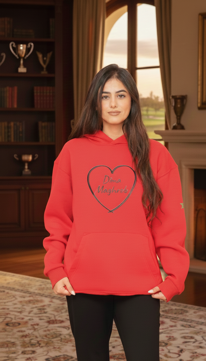 Dima Maghreb Hoodie – Red