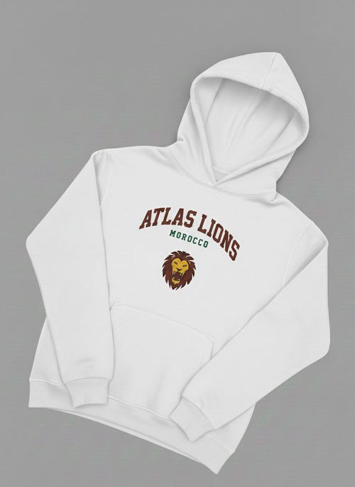 Atlas Lions Hoodie – White