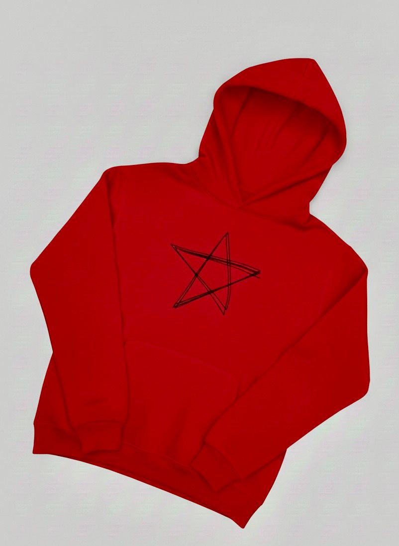 Heritage Star Hoodie – Red