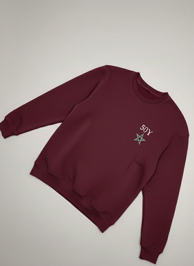 Essential Heritage Sweatshirt – Burgundy